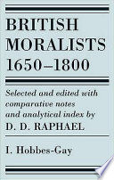 British moralists, 1650-1800 /