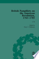 British pamphlets on the American Revolution, 1763-1785