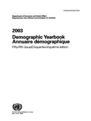 Demographic yearbook annuaire démographique.