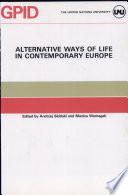 Alternative ways of life in contemporary Europe /