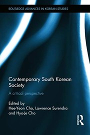Contemporary South Korean society : a critical perspective /