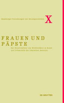 Frauen und Päpste : zur Konstruktion von Weiblichkeit in Kunst und Urbanistik des römischen Seicento /
