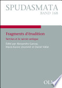 Fragments d'érudition : Servius et le savoir antique /
