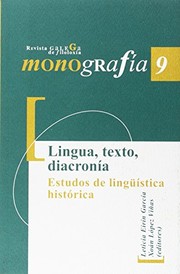 Lingua, texto, diacronía : estudos de lingüística histórica /