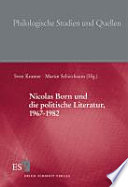 Nicolas Born und die politische Literatur, 1967-1982 /