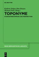 Toponyme : Standortbestimmung und Perspektiven /