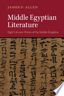 Middle Egyptian literature : eight literary works of the Middle Kingdom /