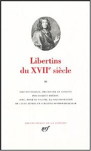 Libertins du XVIIe si�ecle /