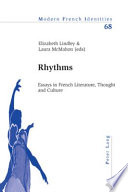 Rhythms : essays in French literature, thought and culture /