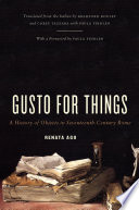 Gusto for things : a history of objects in seventeenth-century Rome /