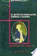 El motín de Esquilache, América y Europa /