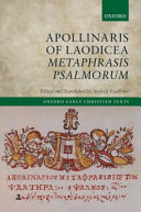 Apollinaris of Laodicea : metaphrasis psalmorum /