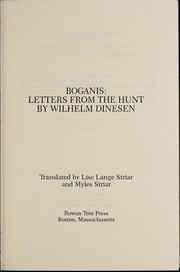 Boganis, letters from the hunt /