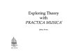 Exploring theory with Practica musica /