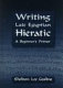 Writing Late Egyptian hieratic : a beginner's primer /