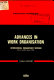 Advances in work organisation : International Management Seminar, Paris, 3rd-6th April, 1973 : final report [by Reine Hansson]