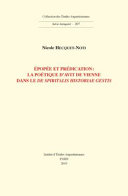 Épopée et prédication. La poétique d'Avit de Vienne dans le 'De spiritalis historiae gestis'