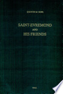 Saint-Evremond and his friends /