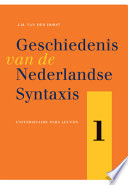 Geschiedenis van de Nederlandse syntaxis /