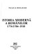 Istoria modernă a românilor : 1774,1784-1918 /