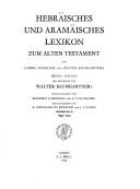 Hebraisches und aramaisches Lexikon zum Alten Testament /