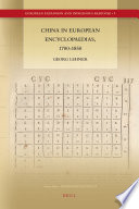 China in European encyclopaedias, 1700-1850 /
