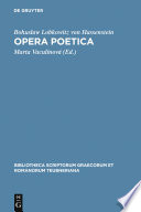 Opera poetica /