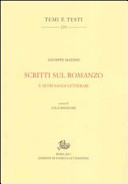 Scritti sul romanzo e altri saggi letterari /