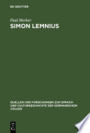 Simon Lemnius : Ein Humanistenleben /