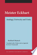 Meister Eckhart : analogy, univocity, and unity /