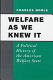 Welfare as we knew it : a political history of the American welfare state /