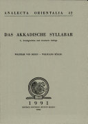 Das akkadische Syllabar /