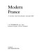 Modern France: a social and economic geography,