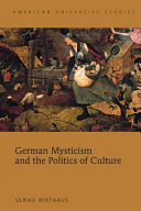 German Mysticism and the politics of culture /